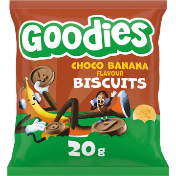 Goodies Biscuits Choco Banana Flavour 20 g