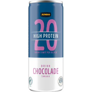 Jumbo Proteïne Drink Chocolade Smaak - Blik 250 ML