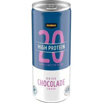 Jumbo Proteïne Drink Chocolade Smaak - Blik 250 ML