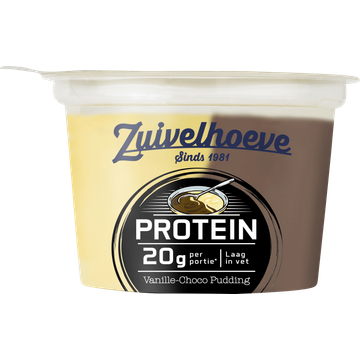 Zuivelhoeve Proteine Pudding Vanille Choco 200 g