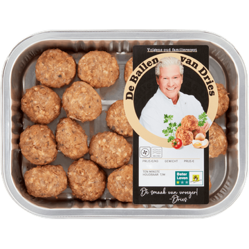 De Ballen van Dries Gebraden Gehaktballetjes 209 g