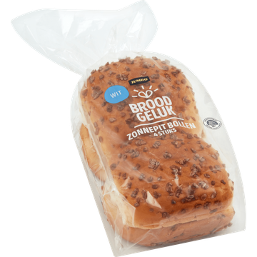 Broodgeluk - Zonnepit Bollen Wit - 4 Stuks