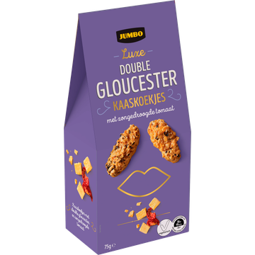 Jumbo Luxe Double Gloucester Kaaskoekjes 75 g