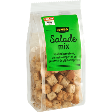 Jumbo Salademix met Knoflookcroutons en Pitten 25 g