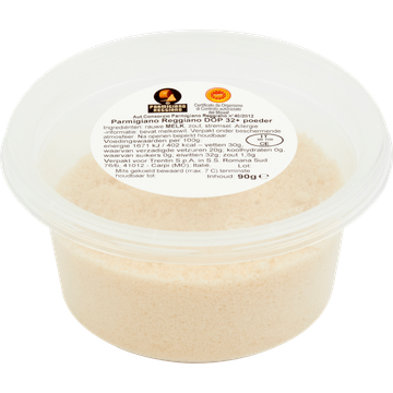 Parmigiano Reggiano DOP 32+ Kaas Poeder 90 g