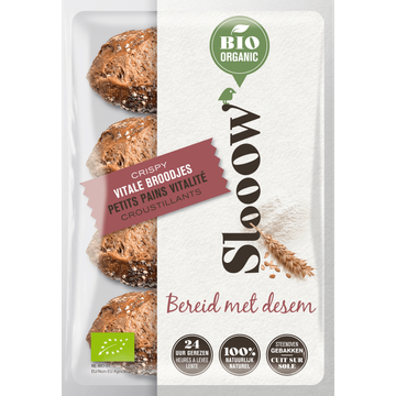SlooOW Crispy Vitale Broodjes 360 g