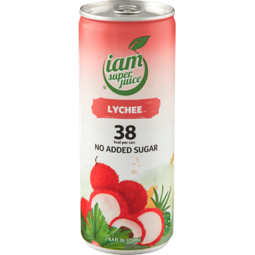 Iam Super Juice Lychee Drink 250 ml