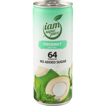 Iam Super Juice Coconut Drink with Bits 250 ml