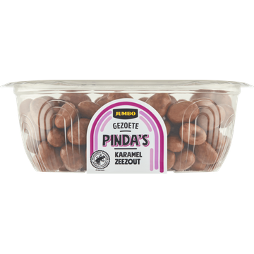 Jumbo Gezoete Pinda's Karamel Zeezout 200 g