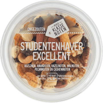 Verse Klassenoten Studentenhaver Excellent 190 g