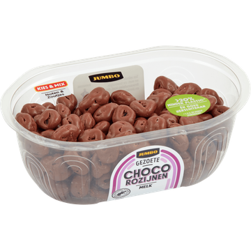 Jumbo Choco Rozijnen Melk 210 g