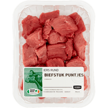 Jumbo Iers Rund Biefstuk Puntjes ca. 250 g
