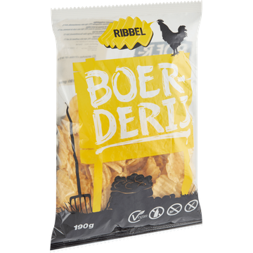 Boerderij Aardappelchips Ribbel 190 g