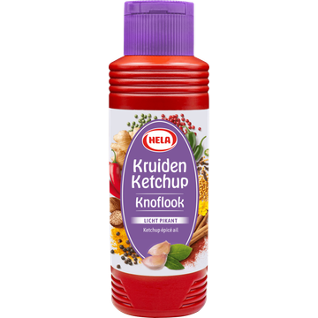 Hela Kruiden Ketchup Knoflook 300 ml
