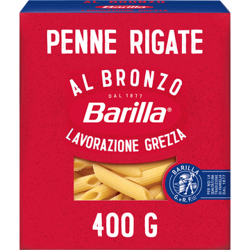 Barilla Penne Rigate al Bronzo Lavorazione Grezza 400 g
