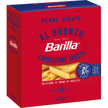 Barilla Penne Rigate al Bronzo Lavorazione Grezza 400 g