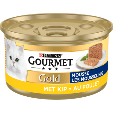 Gourmet Gold Mousse Kattenvoer natvoer met Kip 85g