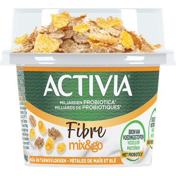 Activia Fibre Mix & Go Met Maïs En Tarwevlokken 163g