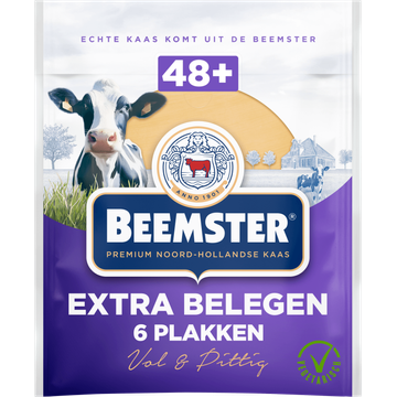Beemster Extra Belegen Kaas 6 Plakken 0,150 kg