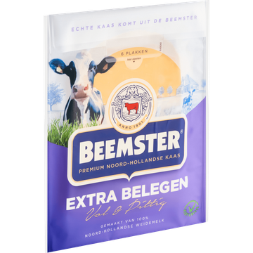 Beemster Extra Belegen Kaas 6 Plakken 0,150 kg
