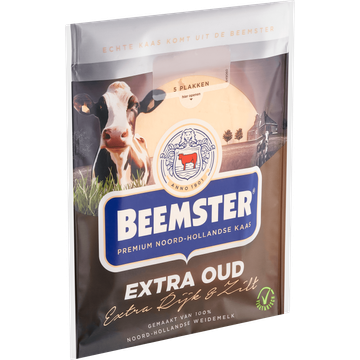 Beemster Extra Oud Kaas 5 Plakken 0,125 kg