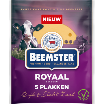 Beemster Royaal Belegen Kaas 5 Plakken 0,125 kg