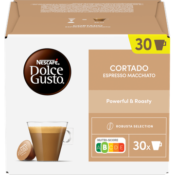 NESCAFÉ Dolce Gusto, Café Cortado Espresso, 30 capsules, 189,4 gr