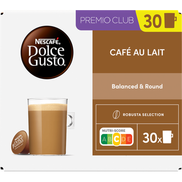 NESCAFÉ Dolce Gusto, Koffiecapsules Café au Lait, 30 cups, 300 gr