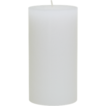 HEMA Rustieke Kaars Wit - 13 x 7 cm