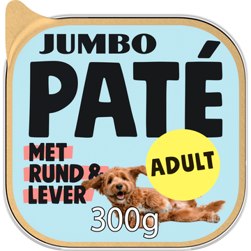 Jumbo Paté met Rund & Lever Adult 300 g