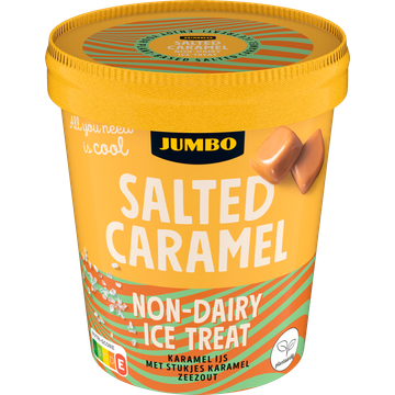 Jumbo Karamelijs met Stukjes Karamel Zeezout 325 g