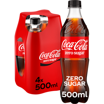 Coca-Cola Zero Sugar 4 x 500 ml