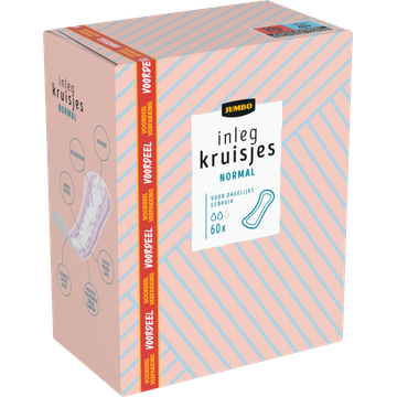 Jumbo Inlegkruisjes Normal Voordeelverpakking 60 Stuks