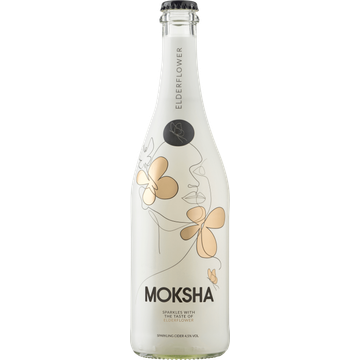 Moksha Sparkling Cider Elderflower 750 ml