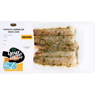 Jumbo Torpedo Garnalen Knoflook 100 g