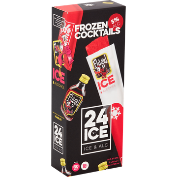 24 ICE Frozen Cocktails Flügel 5 x 65 ml