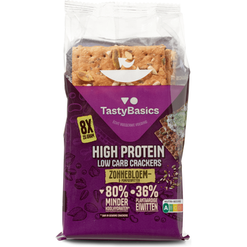 TastyBasics Low Carb - High Protein Cracker Zonnebloem