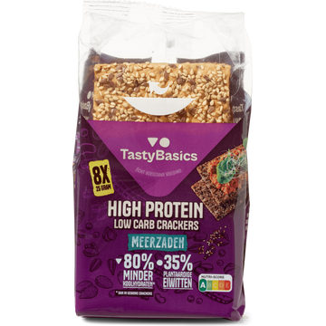 TastyBasics Low Carb - High Protein Cracker Meerzaden