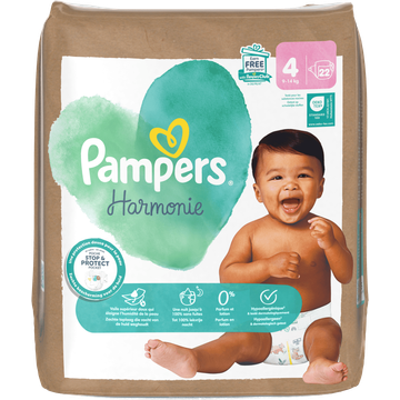Pampers Harmonie Luiers Maat 4, 22 Luiers