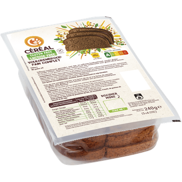 Céréal Gluten Free Lactose Free Volkorenbrood 240 g