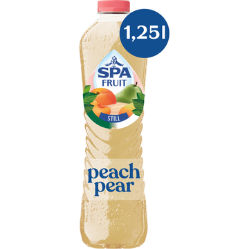 SPA FRUIT Niet-Bruisende Fruitige Frisdrank Peach Pear 1,25 L