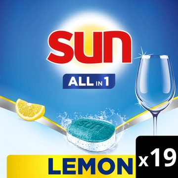 Sun All-in 1 Vaatwastabletten Citroen 19 tabletten