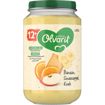 Olvarit Banaan Sinaasappel Koek 12+ Maanden 200 g