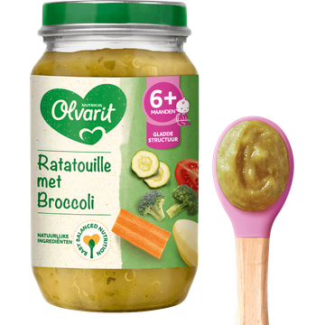 Olvarit 6+ Maanden Ratatouille Broccoli 200g