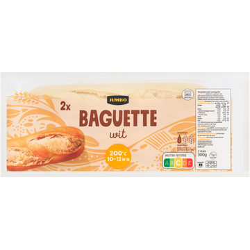 Jumbo - Baguette Wit - 2 Stuks