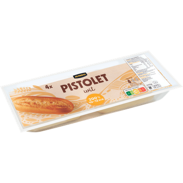 Jumbo - Pistolet Wit - 4 Stuks