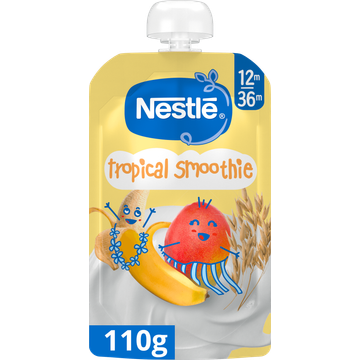 Nestlé Tropical Smoothie Banaan Mango Melk Haver 12m-36m 110 g