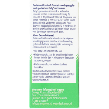 Davitamon Voedingssupplement Vitamine D Druppels 25ml