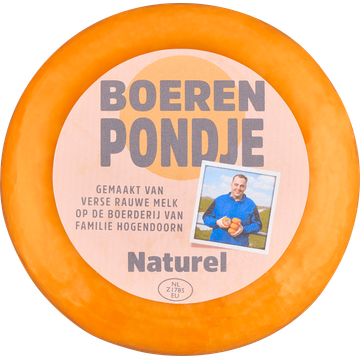 Boeren Pondje Naturel Kaas 500g