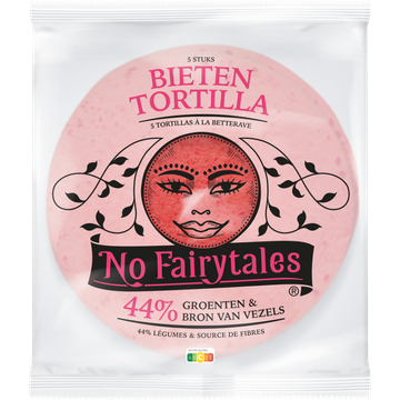 No Fairytales Bieten Tortilla 5 Stuks 200 g